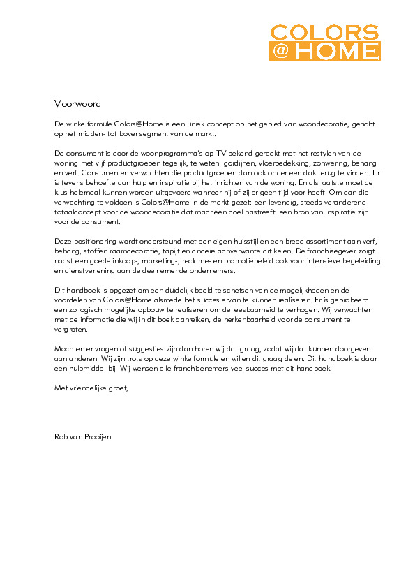 Voorwoord Voorwoord