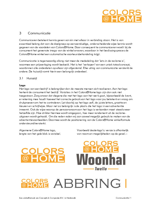 Communicatie Communicatie