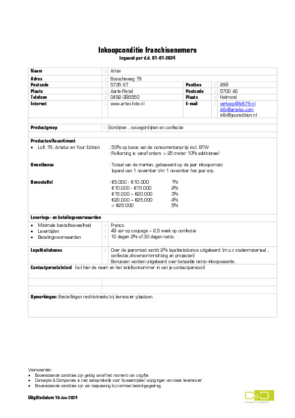 Condities Condities
