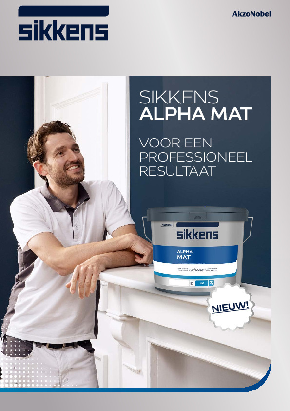 Productleaflet Sikkens Alpha Mat