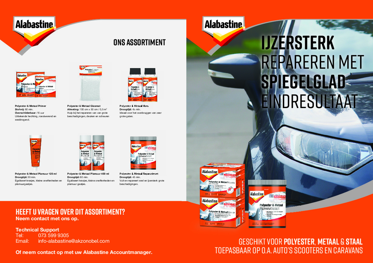 Broadsheet Metaal & Polyester DEF