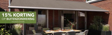 Actie 4: 16 mrt - 12 apr Buitenzonwering